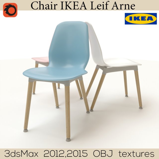 Chair leif Arne IKEA 3D Model
