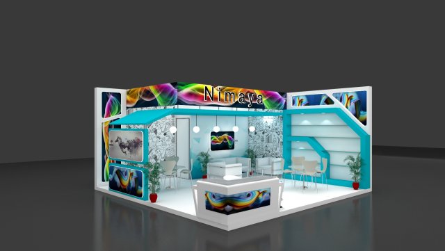 Exhibition Stall Free 3d Model 3dhunt Co