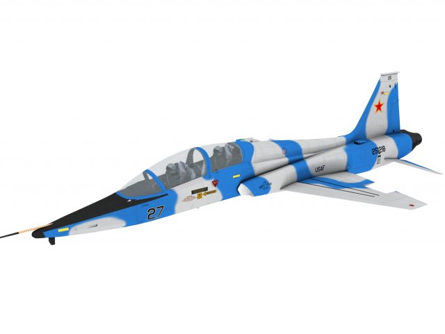Northrop F-5 B Agressors schemes 3D Model