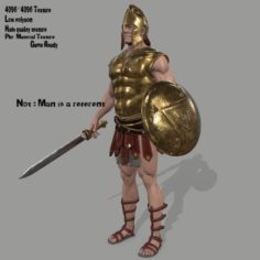 Gladiator Armor 3D Model