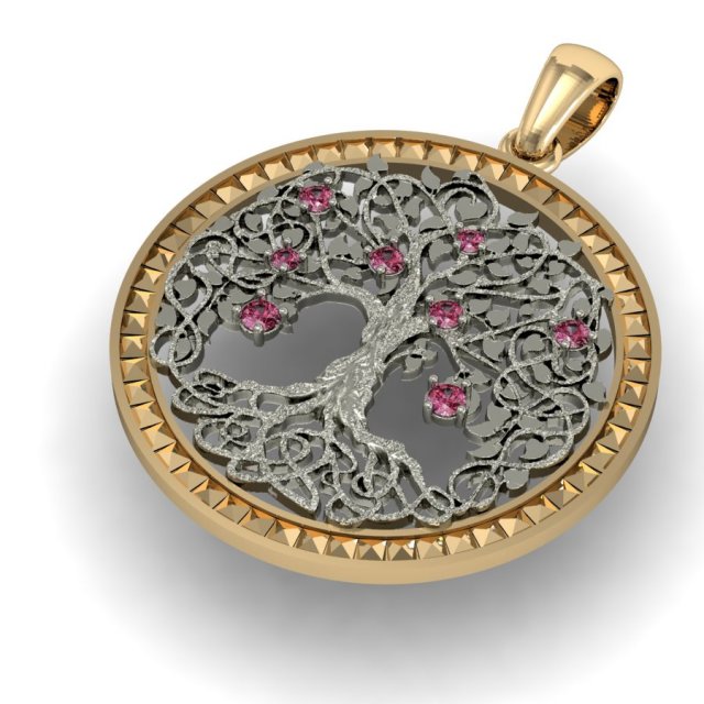 Beautyful pendant tree of life 3D Model