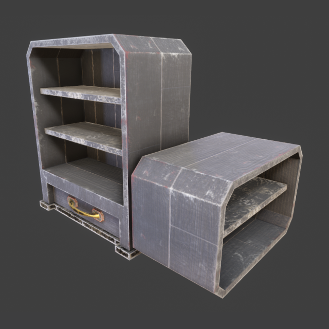PBR – Shelf Set 1 3D Model