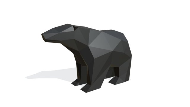 Bear figure 2 3D Model