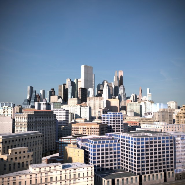 City Scape 08 3D Model