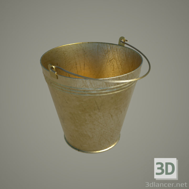 3D-Model 
Bucket 8L, usual (enamel, aluminum … gold)