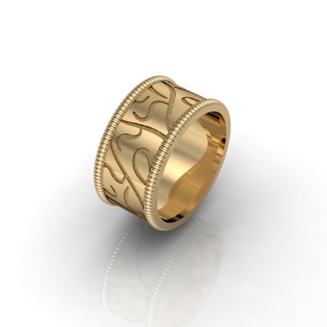Fashion wedding ring 3D Model