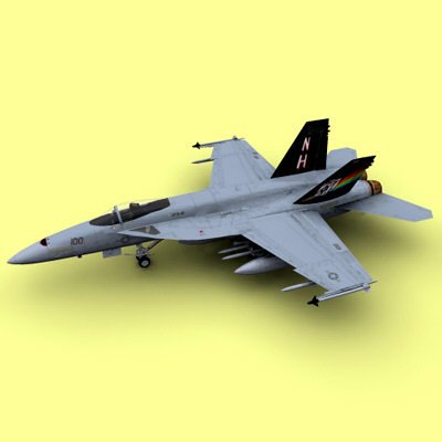 F-A-18E 3D Model