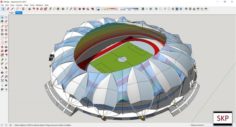 Sketchup sport stadium 109 3D Model