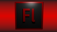Adobe FL logo 3D Model
