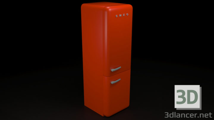 3D-Model 
Refrigerator smeg 3ds max