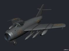 MiG-17 3D Model