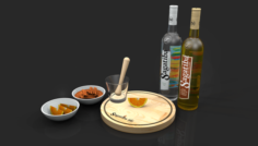Sagatiba – Alcoholic Beverage 3D Model