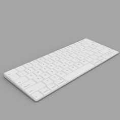 Apple Magic Keyboard 3D Model