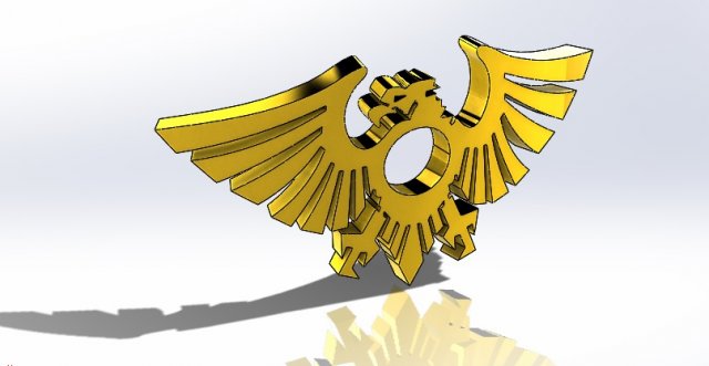 Eagle Pendant 3D Model