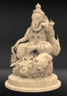 The Ganesh posture Give money 3D print model 3D Model