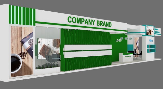 Exhibition stand 13 3D Model