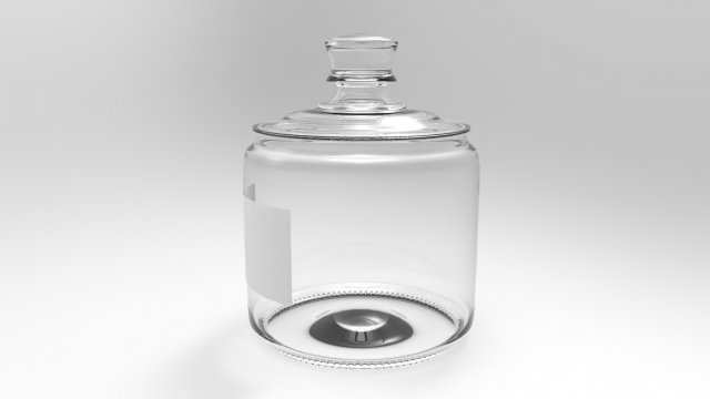 Glass-jar-5 3D Model