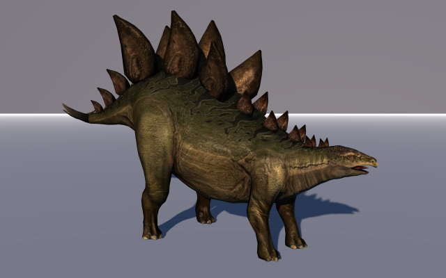 Stegosaurus – Animated 3D Model