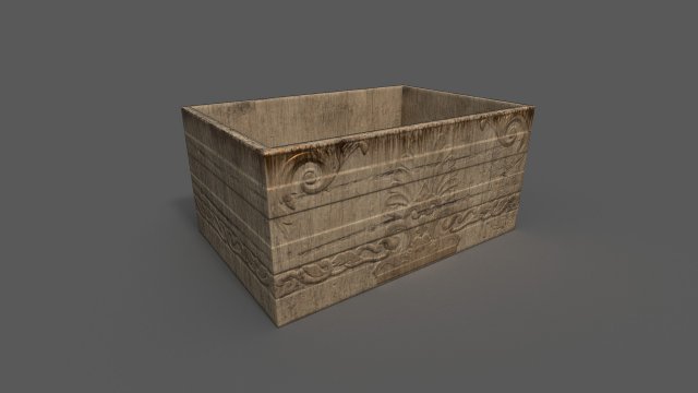 Roman Box 3D Model