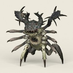 Game Ready Monster Spider 3D Model