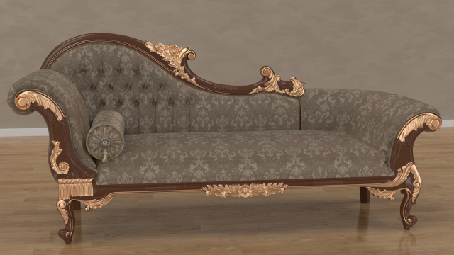 Baroque sofa 3D Model