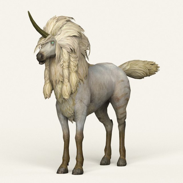 Game Ready Unicorn 3D Model