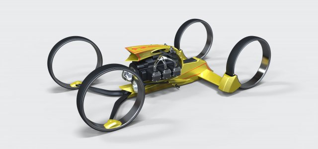 Quad bike concept 3D Model