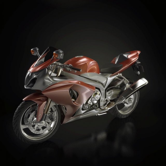Motorcycles 08 3D Model