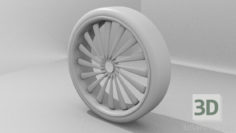3D-Model 
Wheel for car