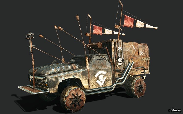Ford F-100 (Bantam Hauler) 3D Model