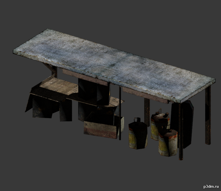 Work Bench 2 3D Model