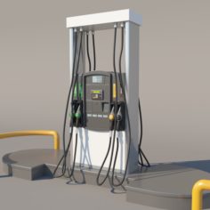 Fuel Dispenser 3D Model