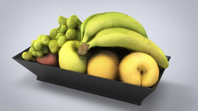 Fruit Plate model 3D Model