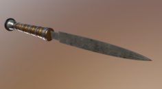 A PHARa oHS DAGGER Knife 3D Model