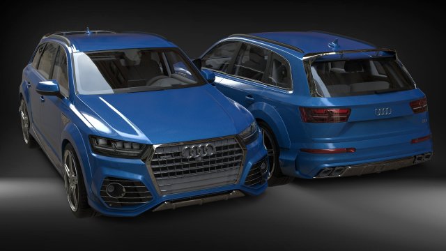Audi SQ7 2017 3D Model