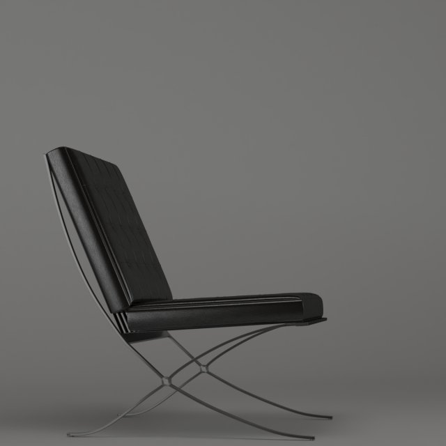 Barcelona seat 3D Model