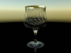 Wine Glass Free 3D Model