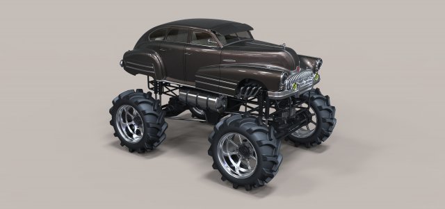 Buick Monster truck 3D Model