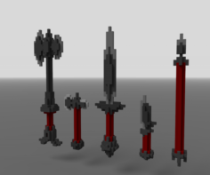 Weapon Pack 3D Model