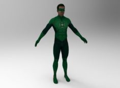 Ryan Reynolds Green Lantern 3D Model