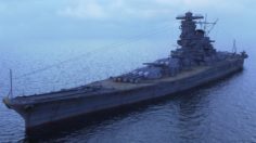 Japanese battleship Yamato 3D Model