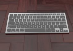 Wireless keyboard 3D Model