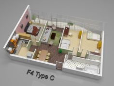 3D plan house 3D Model