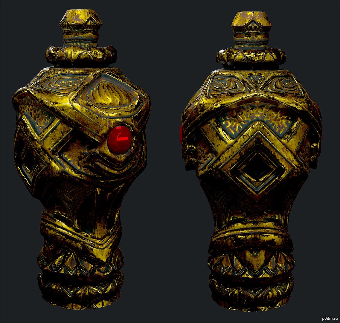 Pommel of Barbarossa 3D Model