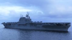 USS Enterprise CV-6 3D Model