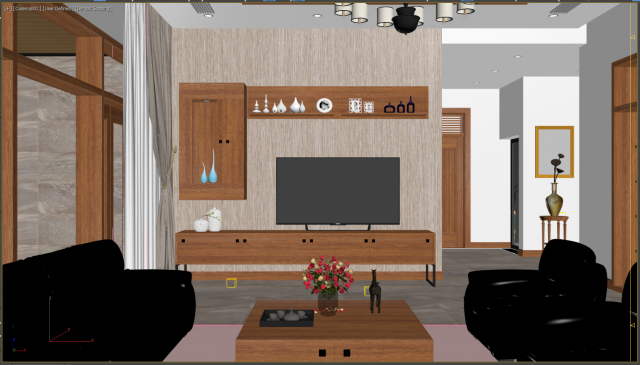 Livingroom tropical 3D Model