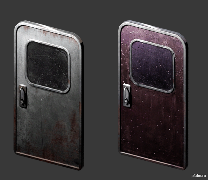 Train Doors 3D Model