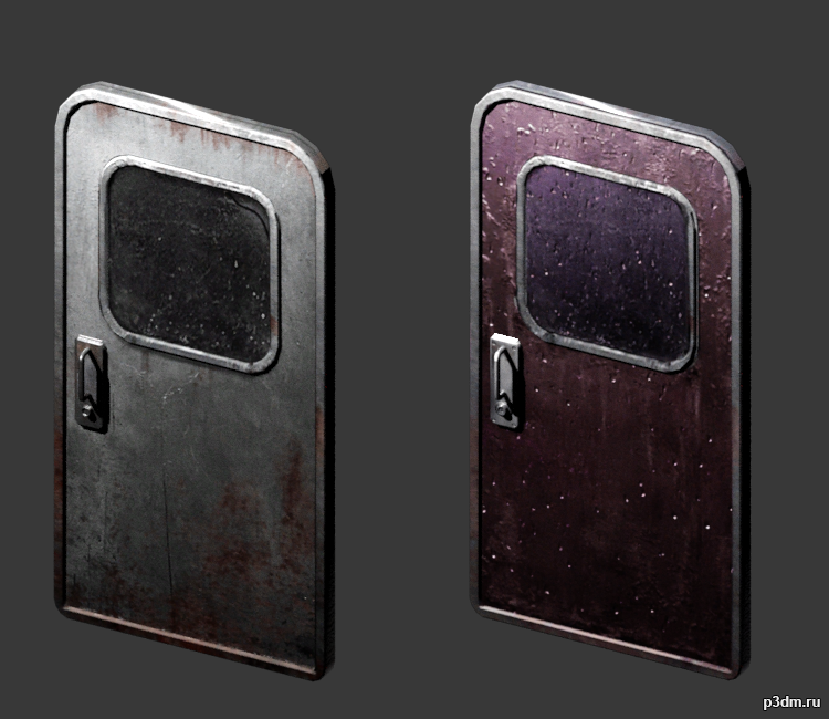 Train Doors 3D Model