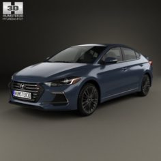 Hyundai Avante Sport 2017 3D Model