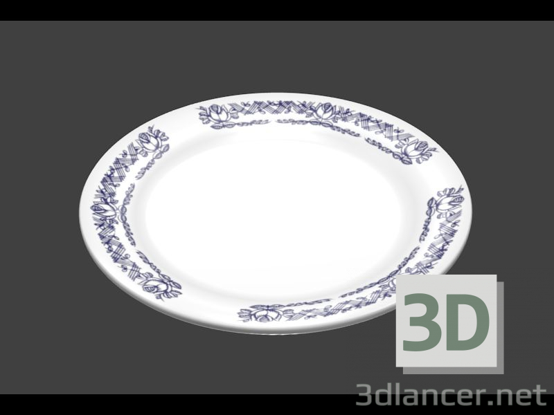 3D-Model 
plate